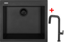 Sinks CUBE 560 BL Nanoblack + EVA P...